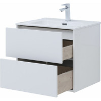 Тумба Aquanet Lino 60 (Flat) белый глянец 00287540