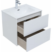 Тумба Aquanet Lino 60 (Flat) белый глянец 00287540