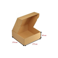 Самосборная картонная коробка PACK INNOVATION 17.5x17x8.5 см объем 2.5 л 200 шт IP0GK0SS00175.170.85-200