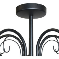 Светильник ЭЛЕТЕХ Берта 151 черный муар (Плафон 8270) НСБ 01-5x60-132 Е27 ИУ 1005404647