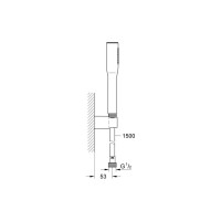 Душевой гарнитур с настенным держателем GROHE Euphoria Cosmopolitan 27369000