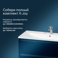 База под раковину AM.PM X-Joy, подвесная, 100 см, 2 ящика, черный матовый M85AFHX1002BM