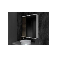 Зеркало-шкаф с подсветкой Art&Max VERONA левый AM-Ver-800-800-2D-L-DS-F