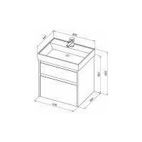 Тумба Aquanet Nova Lite 60 00287879