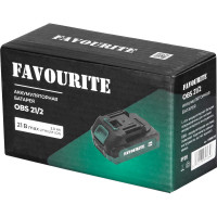 Аккумуляторная батарея FAVOURITE OBS 21/2 Li-ion, 21В, 2Ач 150000212