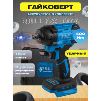 Аккумуляторный ударный гайковерт BULL SC 1804 0329204