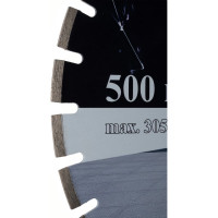 Диск алмазный отрезной сегментный TORGWIN по асфальту и железобетон Серия TG 500х25.4/10х3.8мм. Professional Industrial / / T133305