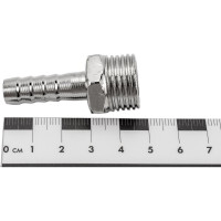 Штуцер с наружной резьбой 1/2" - елочка 10 мм ARMA M1/2-10