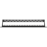 Панель NIKOMAX 19", 1U, 24 порта, категория 6a, RJ45/8P8C, неэкранированный, черная NMC-RP24UA2-1U-BK
