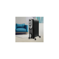 Масляный обогреватель SONNEN Dfn-09bl, 2000 Вт, 9 секций, черный, 455311