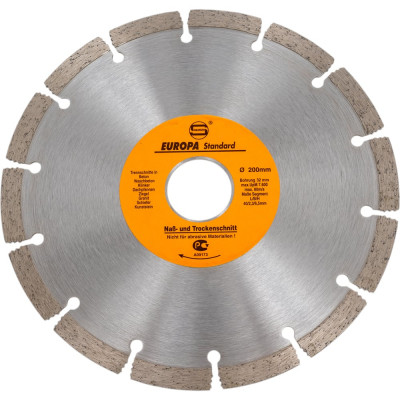 Диск алмазный отрезной сегмент PRO 200x32x10 мм Strong СТД-11600200