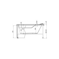 Фронтальная панель Aquanet L120 H54 У 00243800