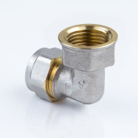 Угольник Aquasfera МП обжимной, латунь Дн20х3/4х90 гр ВР 7007-04 027-8744