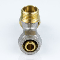 Тройник Aquasfera МП обжимной, латунь Дн16х1/2х16 НР 7014-01 027-8773