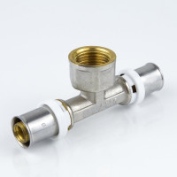 Тройник Aquasfera МП пресс, латунь Дн20х1/2х20 ВР 8011-02 027-8854