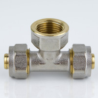 Тройник Aquasfera МП обжимной, латунь Дн26х3/4х26 ВР 7013-03 027-8770