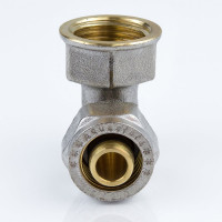 Угольник Aquasfera МП обжимной, латунь Дн26х1х90 гр ВР 7007-06 027-8746