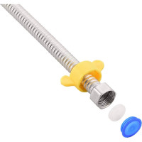 Гибкая сильфонная подводка Kopfgescheit из нержавеющей стали 1/2", 20 см KR-A304.30