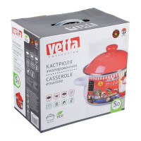 Эмалированная кастрюля VETTA Повар 24 см, 5 л, индукция 894-441