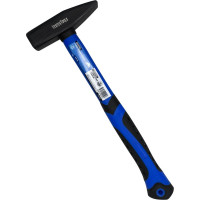 Слесарный молоток vertextools 100 г, фибергласовая обрезиненная рукоятка 10-20-100