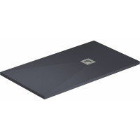 Литьевой поддон ALLEN BRAU Priority 8.31008-AM 1400x800, без сифона/накладки, антрацит 00267220