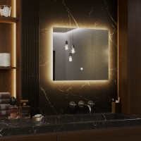 Зеркало Alias Квартал 90x160 с тёплой LED-подсветкой горизонтальное q901603