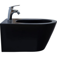 Подвесное биде Aquanet LAKE-B2B 530x335 мм., черный матовый 316464 00316464