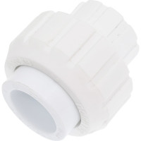 Разъемная муфта Политэк пласт. 20 pprc (белые) 9822200020