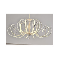 Светодиодная люстра POWERLIGHT FLAMING-10LED 250Вт, хром/белый, 4000К 1-016300