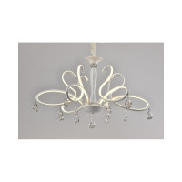 Светодиодная люстра POWERLIGHT FLAMING-6LED 82Вт, хром/белый, 4000К 1-016360