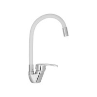 Смеситель с гибким изливом Homium Flexible White FaucFW100