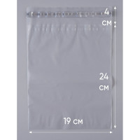 Курьерский пакет PACK INNOVATION прозрачный, 190x240, 500 шт. IP00KPKKWH190240.30-500