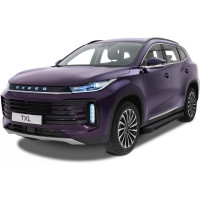 Пороги на автомобиль Rival black для exeed txl 2020-н.в., 180 см, 2 шт., алюминий F180ALB.0907.1