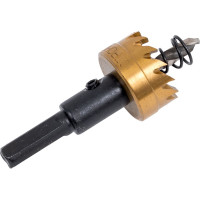 Коронка по металлу цилиндрическая СТК-058 GOLD 25 мм, HSS Strong стк-05800025