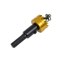 Коронка по металлу цилиндрическая СТК-058 GOLD 21 мм, HSS Strong стк-05800021