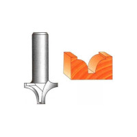 Фреза пазовая фасонная стф-2057 28х22 мм, R12 мм, хв-к 8 мм Strong стф-20570028