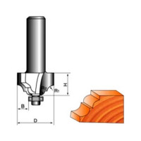 Фреза кромочная фигурная с нижним подшипником СТФ-2021 40х15х8 мм, R 3х8 мм Strong стф-20210040