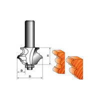 Фреза кромочная фигурная мультипрофильная СТФ-2040 48х38х12 мм Strong стф-20400048