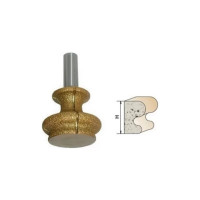 Фреза алмазная кромочная фигурная СТФ-9907 48х34х12 мм Strong стф-99071202