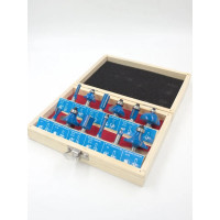 Набор твердосплавных фрез по дереву 12H 12 шт Strong стф-8317