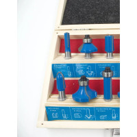 Набор твердосплавных фрез по дереву 12S 12 шт Strong стф-8322