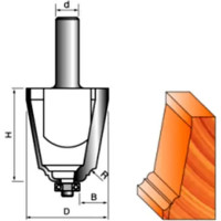 Фреза СТФ-3012 43х50х12 мм, R3.5 мм Strong стф-30120043