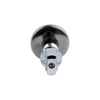 Шаровой угловой кран Aquasfera латунь, бытовой, с отражателем, G1/2х3/8 Ру10 р/р 1043-01 007-7424