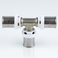 Тройник Aquasfera МП пресс, латунь Дн16 8009-01 027-8834