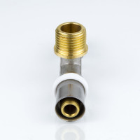 Тройник Aquasfera МП пресс, латунь Дн26х1х26 НР 8012-06 027-8865