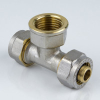 Тройник Aquasfera МП обжимной, латунь Дн16х1/2х16 ВР 7013-01 027-8768