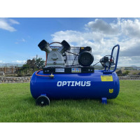 Поршневой компрессор Optimus 420 л/мин, 2.2 кВт, 220 В, ресивер 100 л hd OPT-301042
