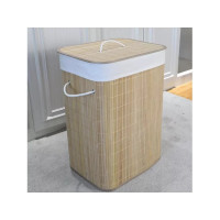 Корзина для белья Homium for Home, Eco, размер 40x30x60 см, квадратная, темный laundry6
