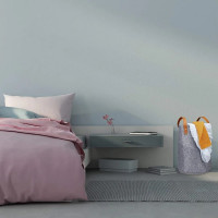 Корзина для белья ZDK Homium из войлока с ручками складная, 45x30 см 371471