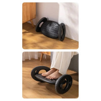 Подставка для ног ZDK Homium Proffi цвет черный, полукруг footrest03